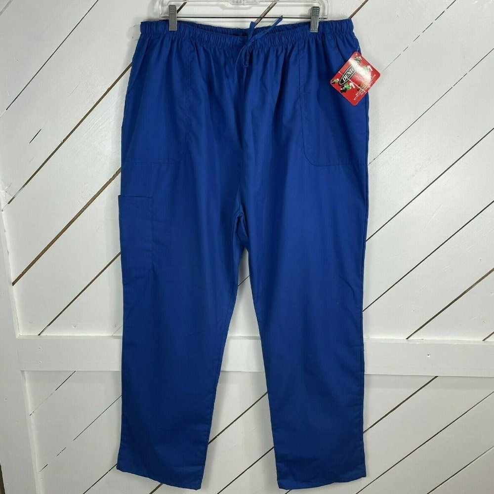 Denice Women's Nurse Surgical Health care Pants Size 3XL Blue - NWT